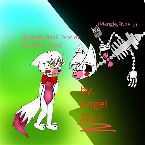 Funtime Foxy And Mangle Fnaf 2 By Angelzla19 On Deviantart