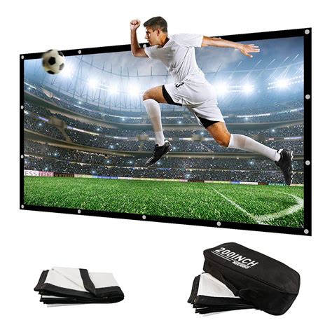 buy   large projector screen big   portable  screen folding projection screen