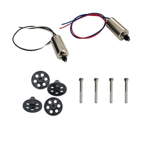 eachine  gps rc drone quadcopter spare parts pack brushed motor cwccw  gear cone