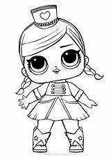 Lol Coloring Pages Dolls Painting Doll sketch template