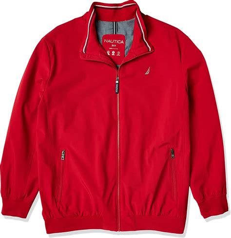 amazoncom mens red windbreaker jacket