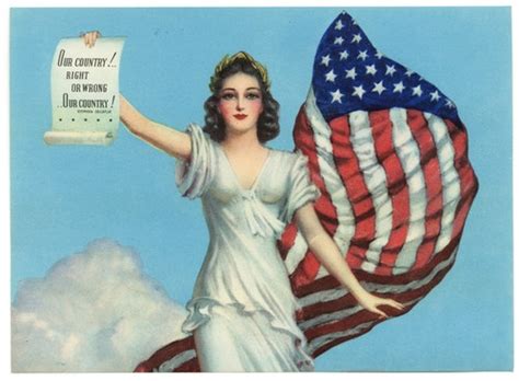 Vintage 1940s Victory Girl Goddess Liberty World War Ii