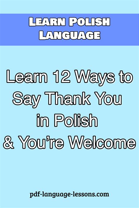 learn  ways      polish youre  learn polish language  language
