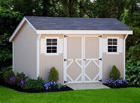 Amish Classic Saltbox Shed Panelized Kit Shed Landscaping Building A