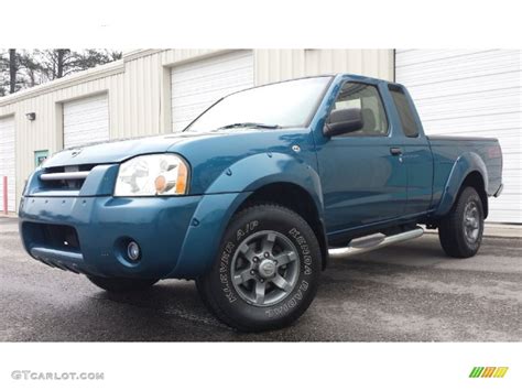 electric blue metallic nissan frontier xe  king cab