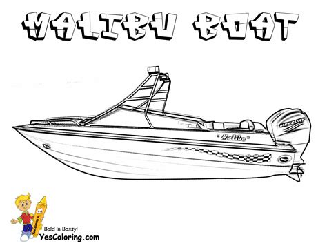 motor boat coloring pages coloring pages