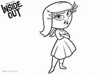 Inside Coloring Pages Disgust Character Printable Print Kids sketch template