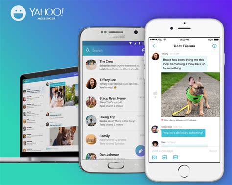 yahoo messenger  lets  send    chats android community