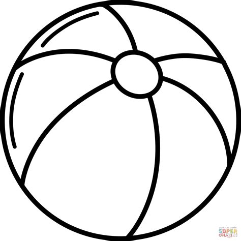 beach balls coloring pages coloring home