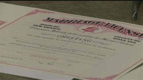 Roosevelt County Issues First Gay Marriage License Youtube