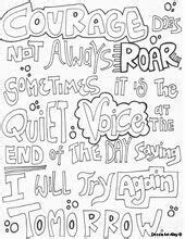 printable courage quotes coloring pages