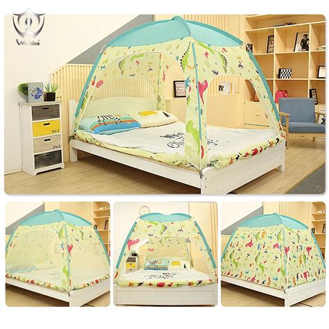 wnnideo   child tent kids bed tent play house ventilated insect proof  indoor warm