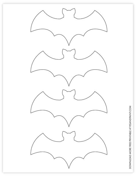 bat stencils  printable  printable templates