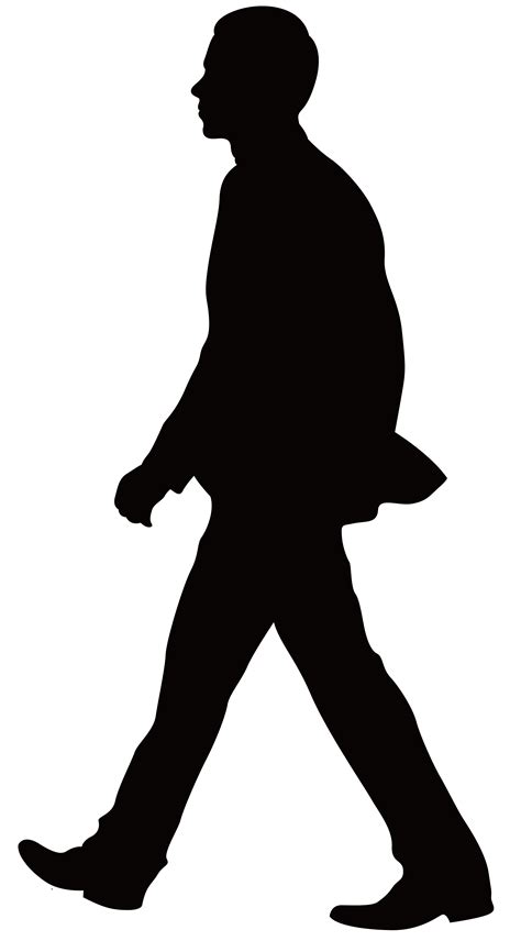 silhouette  man silhouette png