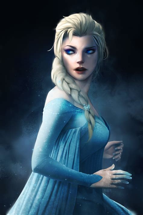 princess elsa frozen movie artwork wallpapers hd desktop and mobile backgrounds
