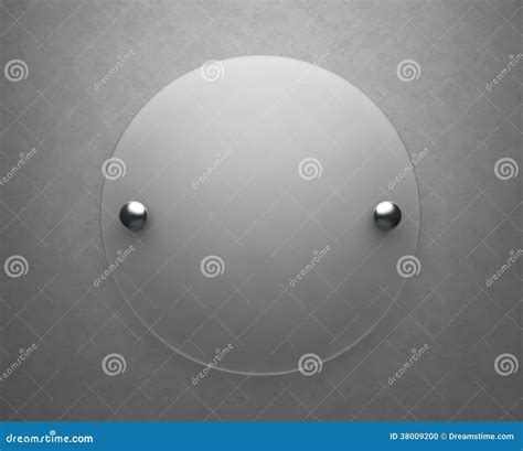 blank frosted glass plate stock photo image  frosted