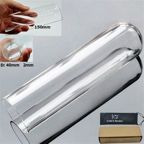 151204 Large Big Hollow Glass Tube Dildo Crystal Penis