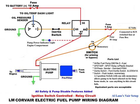 wire oil pressure switch wiring diagram