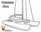 Coloring Catamaran Pages Yacht Boat Sailing Sheets Boats Colouring Template Yescoloring Cartoon Ship Printable Boys Kids Superb sketch template
