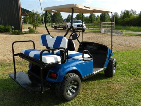 blue  tone ezgo txt   batteries golf cart  sale southeastern carts accessories