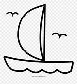 Barco Vela Colorir Sail Pinclipart Clipartkey sketch template