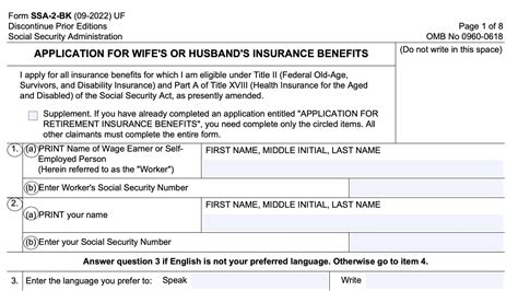 form ssa  bk claiming social security spousal benefits