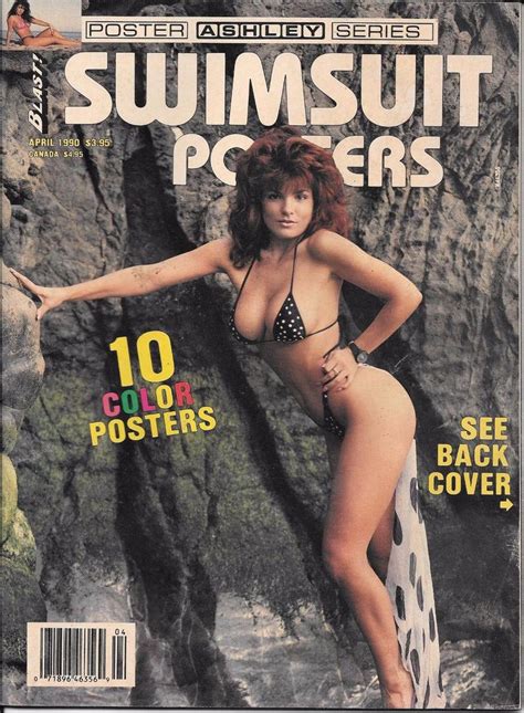 Ashley Poster Series Blast Swimsuit Posters Rare April 1990 Mint