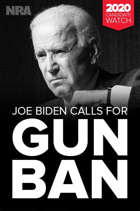 joe biden says he will champion a ban on assault weapons not all guns