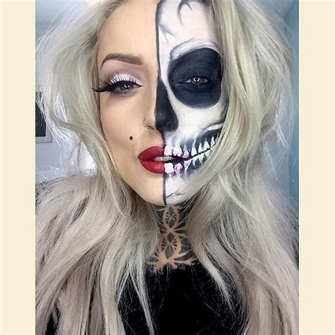 57 terrifyingly cool skeleton makeup ideas to try for