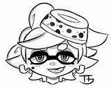 Splatoon Coloring Pages Sisters Marie Octoling Squid Sketchite Sketch Xcolorings sketch template
