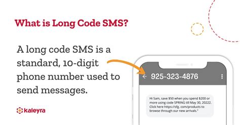 long code sms types  benefits kaleyra