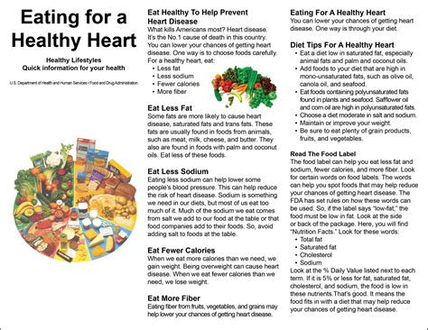 healthy living pamphlets  behance
