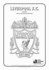 Liverpool Coloring Pages Logo Soccer Cool Logos Fc Printable Print Clubs Colouring Football Sheets Color League Kids Champions Christmas Flag sketch template