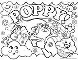 Trolls Poppy Princesse Coloriages Enfants Magnifique sketch template