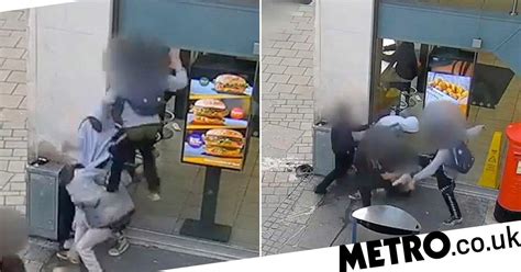 homeless man fly kicked outside mcdonald s in unprovoked attack metro