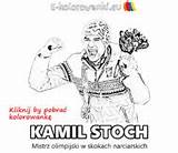 Kamil Stoch Kolorowanki sketch template