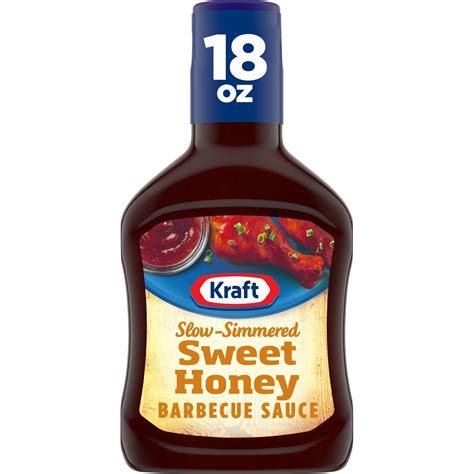 buy kraft sweet honey slow simmered bbq barbecue sauce  ct pack