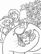 Coloring Disney Aladdin Pages Printable Jasmine Kids Info sketch template
