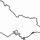 Victoria Outline Map Canada Peninsula Clipart Clip Bc Vector Saanich Cliparts Australia Australian Maps Library Clipground sketch template