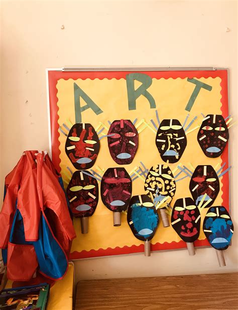 african mask craft idea pre kindergarten kindergarten masks crafts