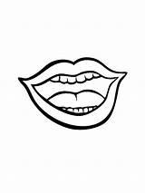 Lips Coloring Pages Printable Kids Color Bright Colors Favorite Choose sketch template