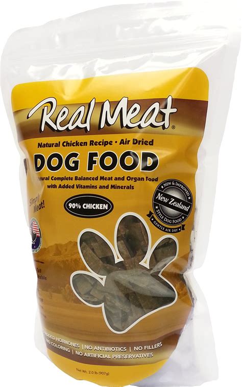 real meat company  chicken grain  air dried dog food  lb bag chewycom