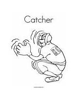 Catcher Coloring Change Template sketch template
