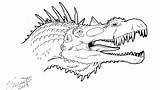 Spinosaurus Coloring Pages Printable Jurassic Park Getcolorings Getdrawings Print Colorings sketch template