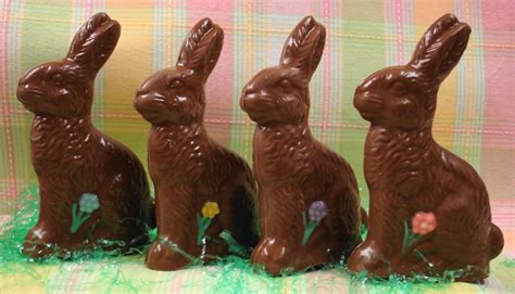chocolate classic bunny  flower confections   occasion