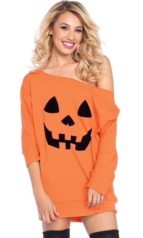 leg avenue jersey pumpkin dress pumpkin dress pumpkin halloween