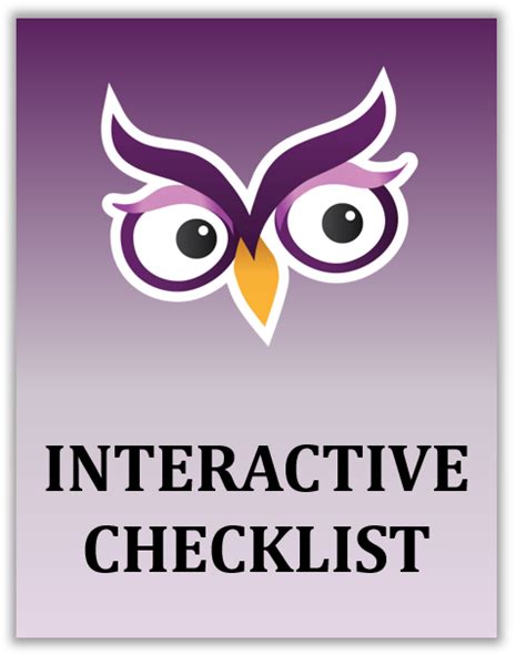 editing checklist excelsior college owl