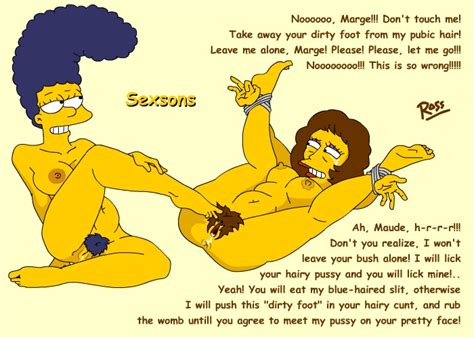 pic238293 marge simpson maude flanders sexsons the simpsons ross simpsons adult comics