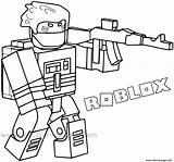 Coloring Roblox Pages Printable Popular sketch template