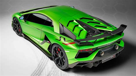lamborghini aventador svj revealed  dealer photo shows extreme aerodynamics autoevolution
